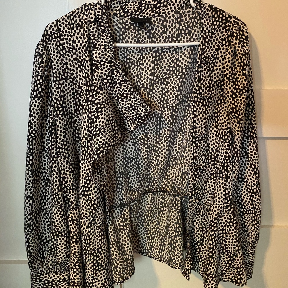 Long sleeve button up blouse